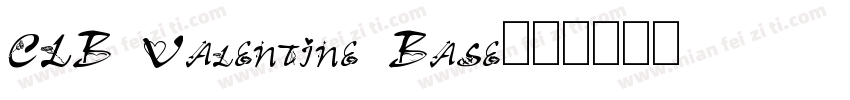 CLB Valentine Base字体转换